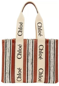 Thumbnail for Chloe Tote Bag - Brown Linen